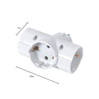 Πολύπριζο Αντάπτορας Ταφ 3 Θέσεων 16Α/250V