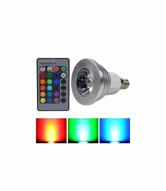 Λάμπα Ε14 Led Rgb με Κοντρόλ 4w